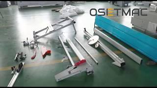 How to install sliding table saw from OSETMAC ? Panel saw installation video for your reference!