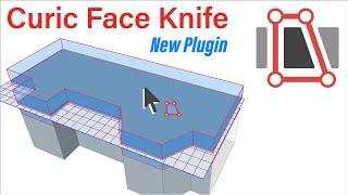 New Curic Face Knife Plugin For SketchUp