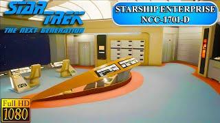 Virtual Tour USS STARSHIP ENTERPRISE | NCC-1701-D | STAR TREK | The Next Generation | HD