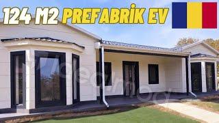 ROMANYA'DA 124 M2 MODERN & UYGUN PREFABRİK EV !