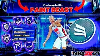 *Current Gen* Best Paint Beast Build 2k21 Current Gen!!! Best Slasher Big Man Build!!! NBA 2k21!!!