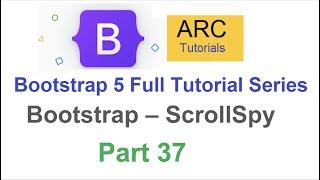 Bootstrap Tutorial For Beginners #37 - Bootstrap ScrollSpy Tutorial | Bootstrap 5 Full Course