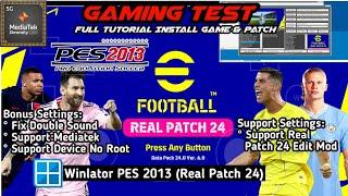 Winlator PES 2013 Real Patch 24 | Tutorial Install Game & Patch | Mediatek Dimensity 1200 Test