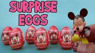 Surprise Eggs Disney with Toys, Stickers and Candy