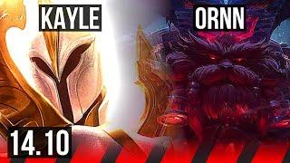 KAYLE vs ORNN (TOP) | Legendary | EUW Master | 14.10