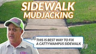 Sidewalk Mudjacking Done Right