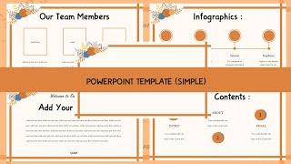 FREE TEMPLATE || A SIMPLE POWERPOINT TEMPLATE  (Ft PIKBEST) || 2021