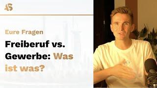 Freiberufler oder Gewerbe anmelden?! - Eure Freelancer-Fragen