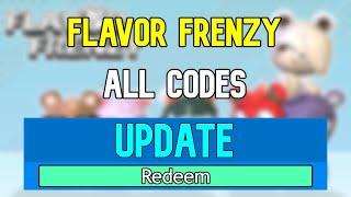 New Flavor Frenzy Codes | Roblox Flavor Frenzy Codes