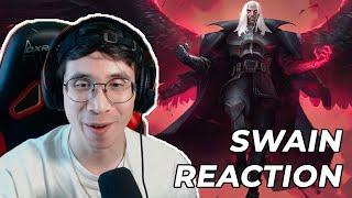 Arcane Fan Reacts To Swain (Skins, LoR Voicelines, & Biography) | League of Legends