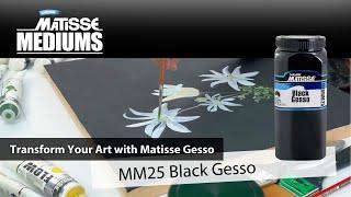 MM25 Matisse Black Gesso | Product Profile