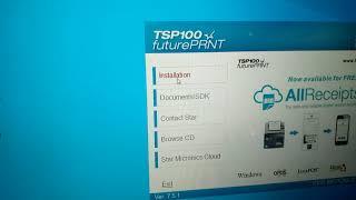 Download & Installing Star TSP 100 Receipt Thermal Printer Driver Urdu Hindi English