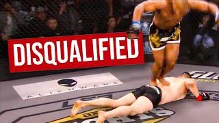 Fighters Who Got DISQUALIFIED in MMA