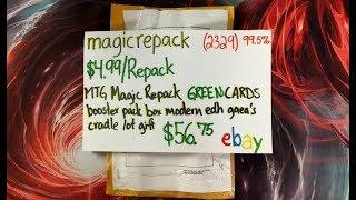 $4.99 MTG eBay REPACK Gaea's Cradle Foil - Review