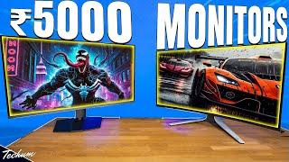 Top 5 Best Monitor Under 5000Gaming, Editing, ProductivityBest Monitors Under 5000 In India 2025