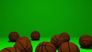 Zany Visuals l Basketball falling greenscreen l Free to use