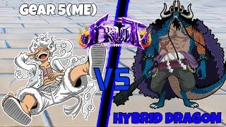 Gear 5 VS HYBRID DRAGON[FRUIT BATTLEGROUNDS]