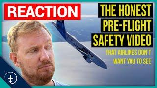 "The HONEST pre-flight safety video" - Reaction!