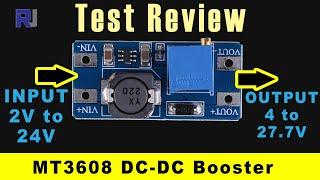 Test review of 2A DC-DC Step up boost converter MT3608