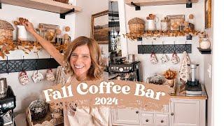 *NEW* FALL 2024 DECORATE WITH ME | FALL COFFEE BAR IDEAS