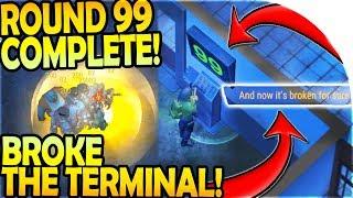 POLICE STATION ROUND 99 COMPLETE (WE *BROKE* THE TERMINAL) - Last Day On Earth Survival Update 1.9.6