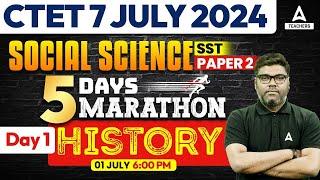 CTET SST Paper 2 Marathon #1 | CTET History By Sunny Sir