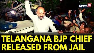 Telangana News | Telangana BJP Chief & MP Bandi Sanjay Gets Bail In SCC Paper Scam Case | News18