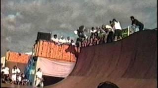 Chris Miller - 1989 Vans NSA vert skateboarding contest