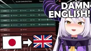 Laplus LOVES English... But Changing Her Game Language To It Was A Disaster