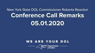 Statement by NYS DOL Commissioner Roberta Reardon 05/01/2020