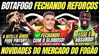  AGORA VAI! BOTAFOGO ESTÁ FECHANDO COM DOIS REFORÇOS E AINDA QUER BITELLO! SAIBA DETALHES!