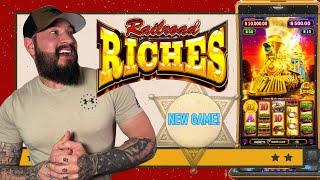 How to play the Railroad Riches Slot Machine  Slot Tech breaks down the game and plays it live.