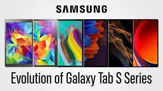 Evolution of Samsung Tab S series