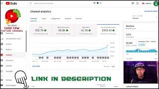 *$933.43* FIRST MONTH MONETIZING! - Cash Cow YouTube Channel (Matt Par Course Results)