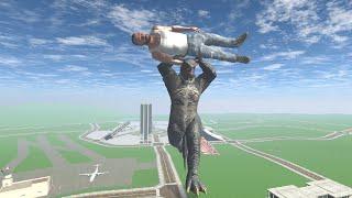 GIANT FRANKLIN FIGHT WITH GIANT CROCODILE MAN - Indian Bike Driving 3d