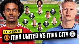 Joshua Zirkzee DEBUT! Man United vs Man City Tactical Preview