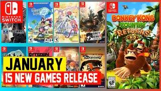 JANUARY 2025 Switch Lineup - Must-Play Nintendo Games!