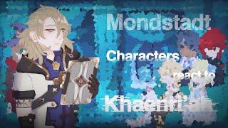 | Mondstadt Characters react to Khaenri’ ah | Albedo | 1/3 | Genshin Impact react to |