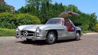 1956 Mercedes-Benz 300SL 300 SL Gullwing in Silver & Engine Sound - My Car Story with Lou Costabile