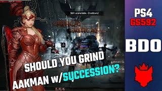 BDO PS4 | Should you grind Aakman Ruins? w/Nova (Succession) | Full HP Recovery