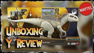 Unboxing y Review de Indominus Rex de Jurassic World: Dino Trackers de Mattel !!!!!!!!!!!