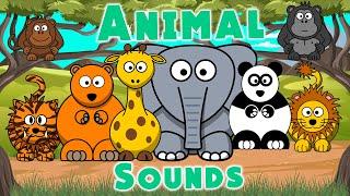 Zoo Animal Sounds | Animal Sounds Song | LittleKidsTV