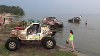 Утопили джип -road 4x4 4wd ander water