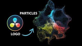 LOGO Animation - Turn your Logo into Particles - Davinci Resolve Fusion Tutorial