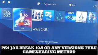 PS4 Jailbreak 10.50 10.01, 9.xx - Full Tutorial - NO USB NO PC - Game Sharing Method - MARCH 2023