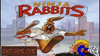 SHIT GAME TIME: NINJA RABBITS (C64 - Contains Swearing!)