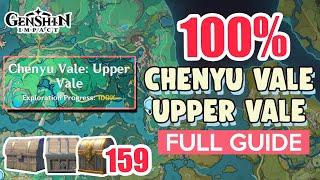 How to: Chenyu Vale Upper Vale 100% FULL Exploration ⭐ Chenyu Vale ALL CHESTS【 Genshin Impact 】