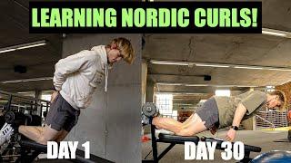 I Trained Nordic Curls for 30 Days like Knees Over Toes Guy!!