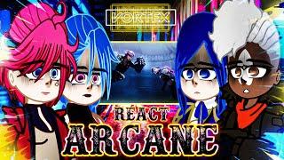 Arcane react to the Future | Arcane (League of Legends) | All Parts | Gacha react (/)