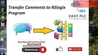 comments transfer in RSlogix500